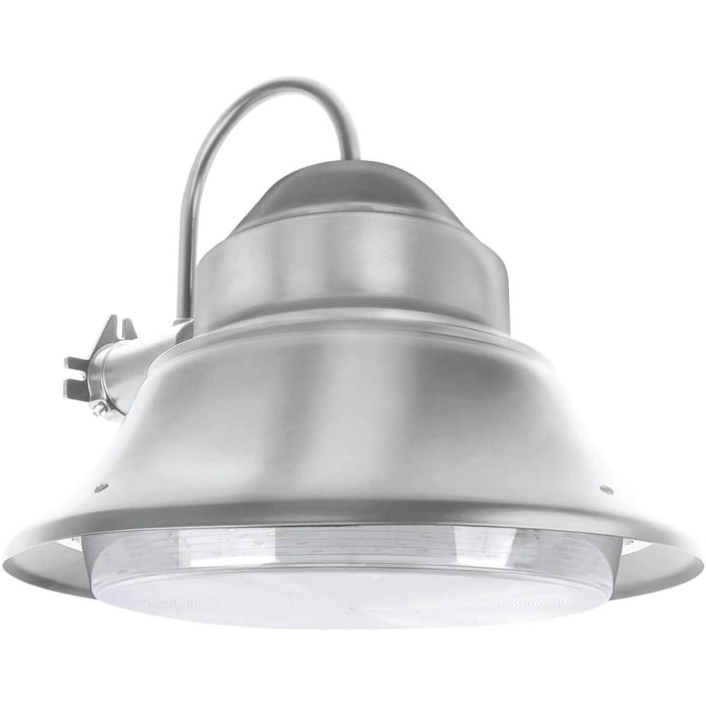 imageFeit Electric  3000 Lumens 300watt Equivalent Dusk to Dawn Single Flood LED Security Outdoor Light 5000K CCT Daylight Single Head Stainless Large 73704WallPost Stainless