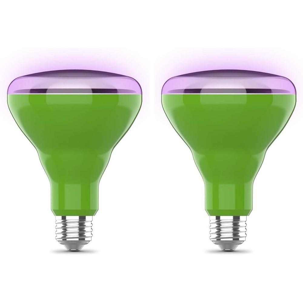 imageFeit Electric  BR30GROWLEDG2BX Full Spectrum LED 65W Equivalent BR30 NonDimmable Hydro Grow Light Bulb1 Count Pack of 2