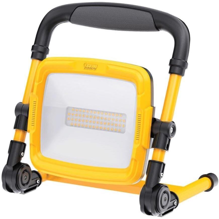imageFeit Electric 30W LED Work Light Plugin Worklight 3000 Lumens IP65 Waterproof Portable LED Flood Light for Jobsite Garages Workshops Construction Sites 5000k WORK3000XLPLUG5000 Lumens