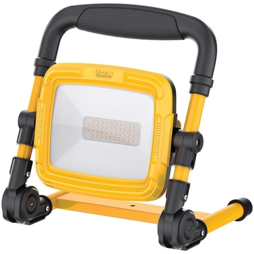 imageFeit Electric 30W LED Work Light Plugin Worklight 3000 Lumens IP65 Waterproof Portable LED Flood Light for Jobsite Garages Workshops Construction Sites 5000k WORK3000XLPLUG3000 Lumens