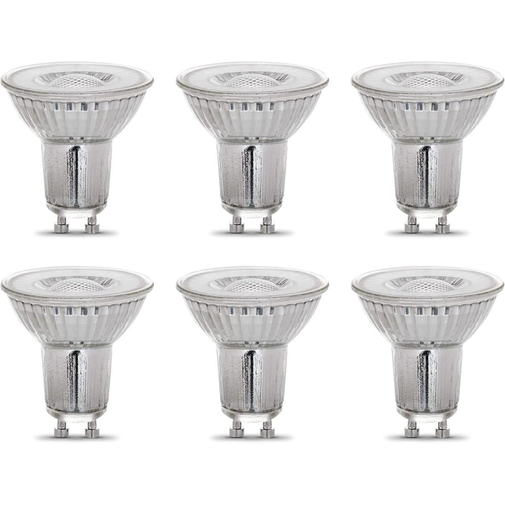 imageFeit Electric 4W LED MR16 GU10 Bulbs with 35W Equivalent Dimmable MR16 Bulbs 22 Yrs Lifetime 300 Lumens 5000K Daylight 6 Packs  BPMR16GU10950CA65000k Daylight