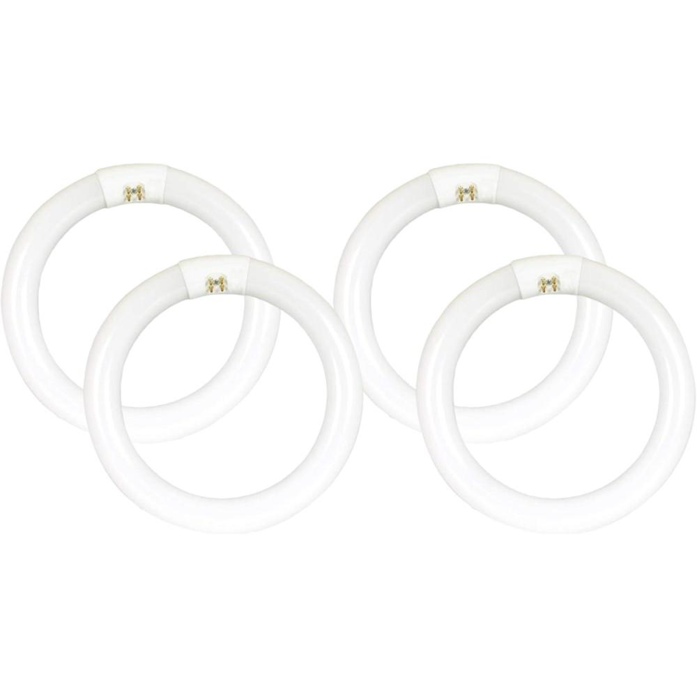 imageFeit Electric 8inch 15 Watt LED Circular Tube T9 Replacement Cool White 4100K G10Q Base Plug ampamp Play Requires Compatible Existing Ballast FC8840LED 22W EQ NonDM LED Tube1 Count Pack of 4