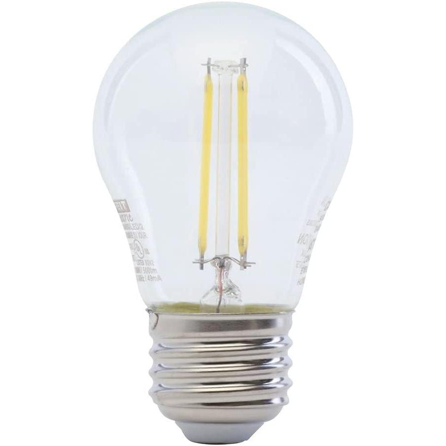 imageFeit Electric A15 LED Light Filament Bulb 40W Equivalent Dimmable E26 Base 2700K Soft White Clear Glass Vintage Edison Light Bulb for Home Office 13Year Lifetime BPA1540927CAFIL2RP6 12 PackStandard Clear