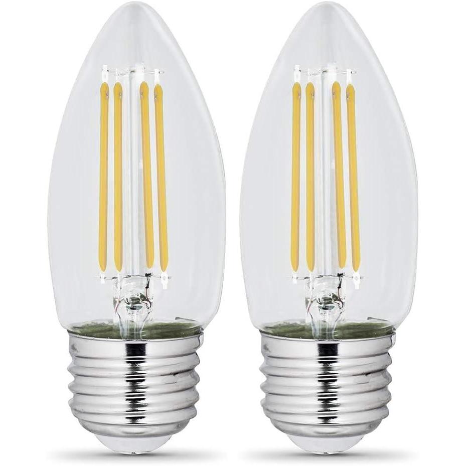 imageFeit Electric BPETC40927CAFIL2RP 40W EQ LED Light Bulb E26 2 Bulbs1 Count Pack of 2