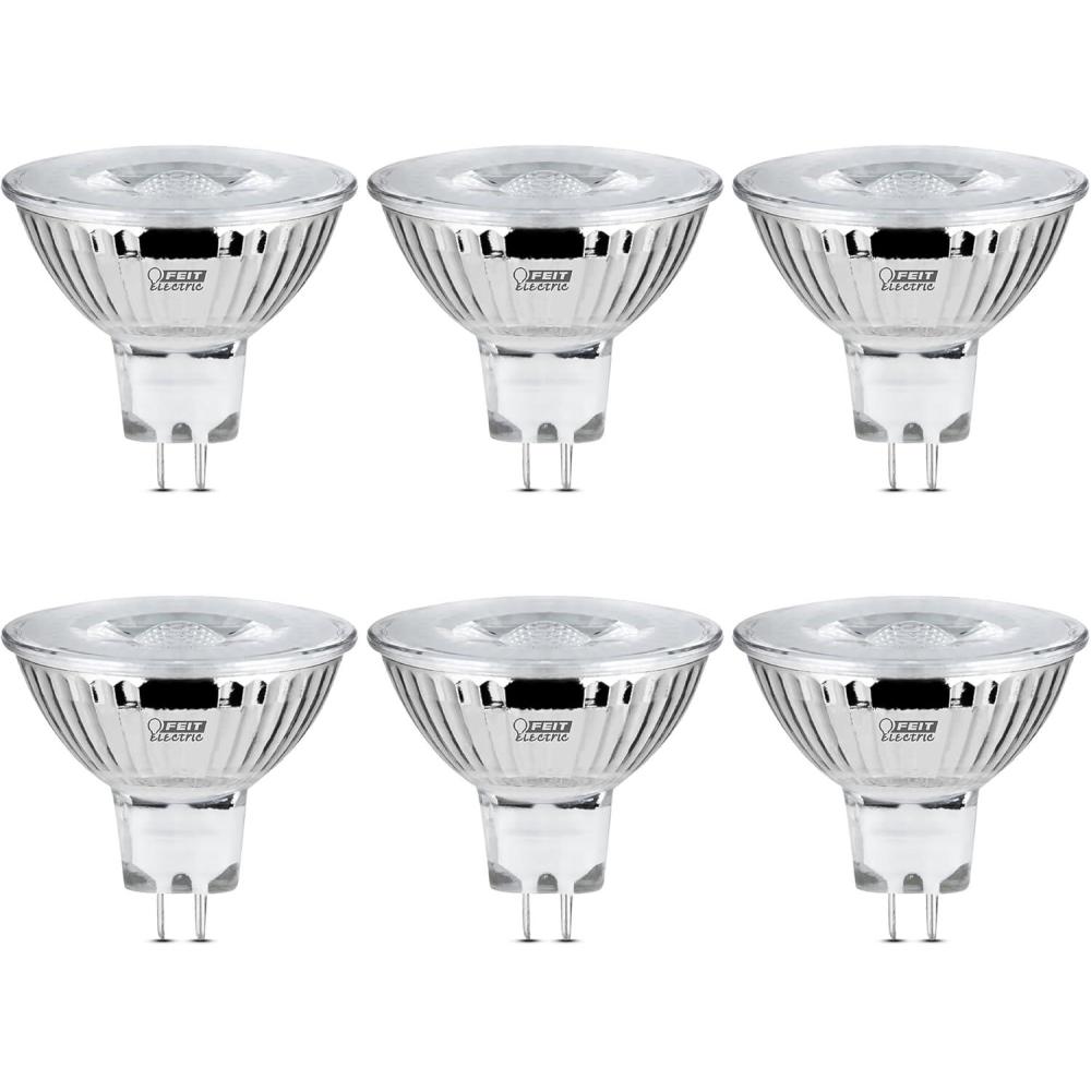 imageFeit Electric BPFMW930CA6 35W EQ DM MR16 LED Light Bulb 6 Bulbs