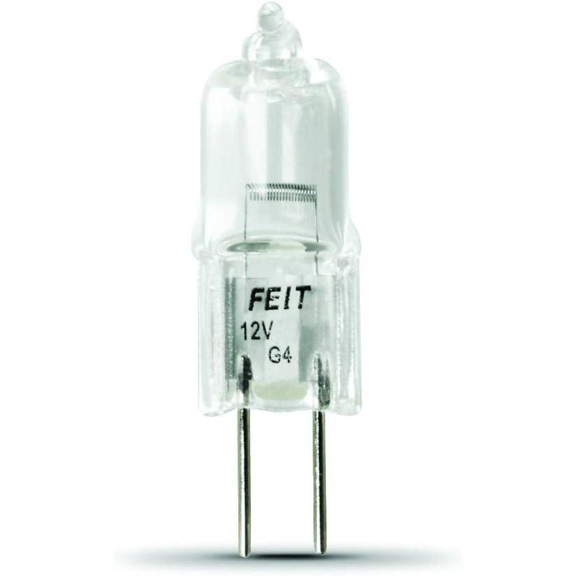 imageFeit Electric BPQ10T3RP 10Watt T3 Halogen Bulb with BiPin Base Clear 125quot H BPQ10T3RP