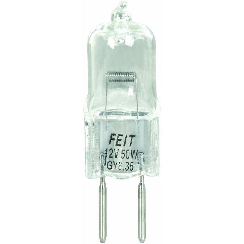 imageFeit Electric BPQ50T4JCDRP 50 Watt T4 JCD Halogen Bulb with BiPin Base Clear