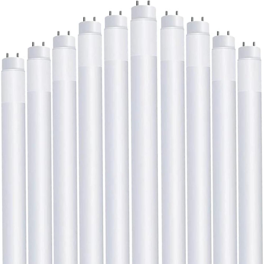 imageFeit Electric LED 4ft Bulbs T8 32 Watt Equivalent Type A Tube Light Plug ampamp Play T8 LED Tubes LED Fluorescent Replacement Frosted T848850LEDG225 Daylight 10 Pack5000k Daylight