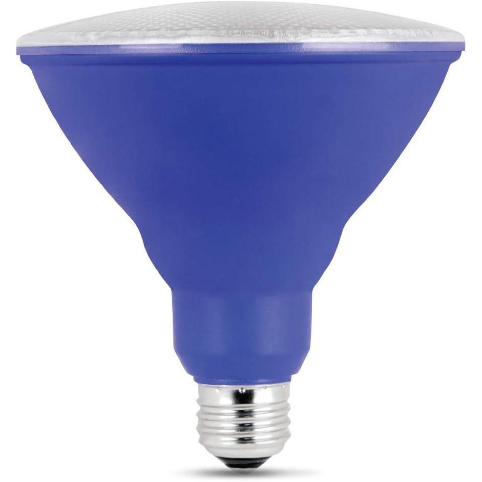 imageFeit Electric LED PAR38 Medium E26 Base Party and Holiday Light Bulb  65 Watts  10 Year Life  400 Lumen  Green  NonDimmable  1PackBlue