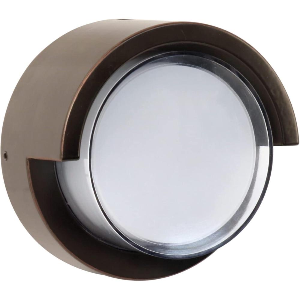 imageFeit Electric S5sqwm830Ddbz 75 Watt 500 Lumen 3000 Kelvin Bronze Dusk to Dawn Square Led Wall LightRound