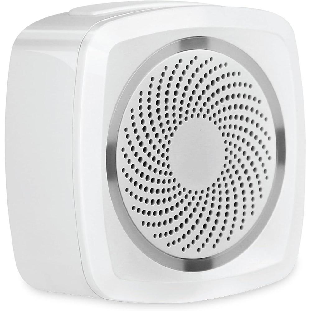 imageFeit Electric Smart Indoor WiFi Audible Home Security Alarm with Flashing Lights Wireless Rechargeable and Connects to Security Cameras and Sensors Brand Compatibility  AlertWiFi