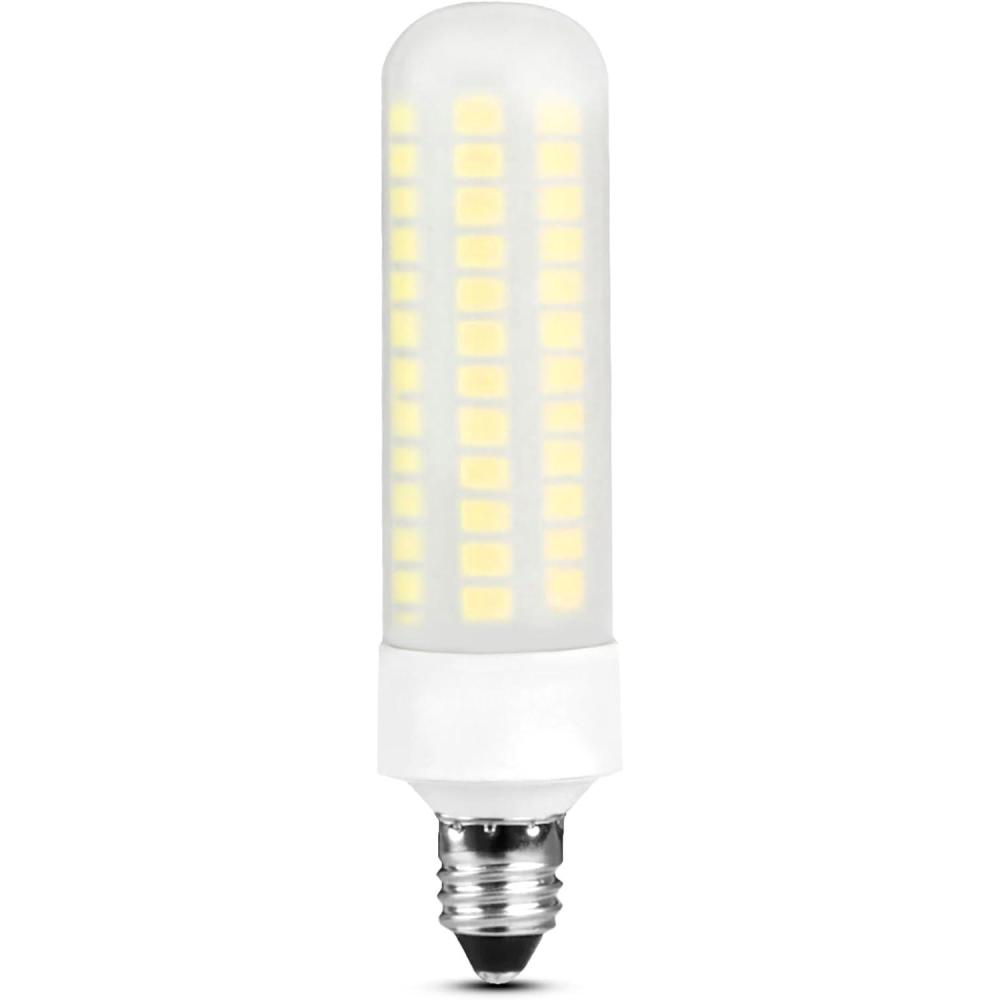 imageFeit Electric Specialty 65 Watts LED Light Bulb with 75Watt Equivalent Dimmable T4 Bulb 750 Lumens 9 Yrs Leftime 3000K Warm White Pack of 1  BP75MC830LED3000k Warm White