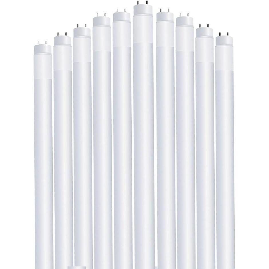 imageFeit Electric T1248850LEDG225 4 Ft 40W Equivalent 20 Watt T12 Direct Replacement Linear LED Tube Light Bulb 10 Count Pack of 1 Daylight 5000K Piece3000k Warm White