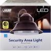 Feit Electric – 3000 Lumens, 300-watt Equivalent Dusk to Dawn Single Flood LED Security Outdoor Light, 5000K CCT Daylight, Single Head Stainless Large, 73704(Wall/Post Bronze)