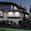 Feit Electric – 3000 Lumens, 300-watt Equivalent Dusk to Dawn Single Flood LED Security Outdoor Light, 5000K CCT Daylight, Single Head Stainless Large, 73704(Wall/Post Bronze)