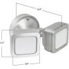 Feit Electric – 3000 Lumens, 300-watt Equivalent Dusk to Dawn Single Flood LED Security Outdoor Light, 5000K CCT Daylight, Single Head Stainless Large, 73704(Two Head Stainless Mini)