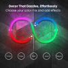 Feit Electric 10ft Outdoor Color & Tunable White Neon Flex Light, Dimmable, Bendable Strip with Remote Control, Chasing Effects, Plug-in, Linkable up to 20ft, Ideal for Decks & Patios, NF10/CHASE(RGB + Chasing Light)