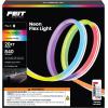 Feit Electric 10ft Outdoor Color & Tunable White Neon Flex Light, Dimmable, Bendable Strip with Remote Control, Chasing Effects, Plug-in, Linkable up to 20ft, Ideal for Decks & Patios, NF10/CHASE(RGB + Tunable White)