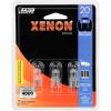 Feit Electric 20-Watt Xenon Halogen Light Bulb, Dimmable, 3000K Bright White, G8 Bi-Pin Base, 170 Lumens, 90+ CRI, Cool & Long-Lasting for Under Cabinet, Accent, Display, & Task Lighting, 3-Pack(3 Count (Pack of 1))