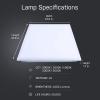 Feit Electric 2×2 LED Troffer Light, 40W 4000 Lumens, Selectable 5CCT, 120-277V, 0-10V Dimmable, Fluorescent Troffer Replacement(3000|3500|4000|5000|6500k Selectable)