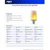 Feit Electric 3-Watt LED Light Bulb with Flame Effect, 1500K Warm White, 80 Lumen, E26 Medium Base, Decorative Live Flaming Light Bulb, 15,000-Hour Lifetime, C/FLAME2/LED/4, 4 Pack