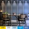 Feit Electric 5 Inch LED Square Ceiling Light, Dimmable Flat Panel Ceiling Light with Color Selection (5CCT), Fits 4 Inch Recessed Cans, TP24 Adapter Included (5″x 5″x 1.1″), 4 Pack, 74204/6WYCA/4(5-6″ White)