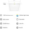 Feit Electric 5 Inch LED Square Ceiling Light, Dimmable Flat Panel Ceiling Light with Color Selection (5CCT), Fits 4 Inch Recessed Cans, TP24 Adapter Included (5″x 5″x 1.1″), 4 Pack, 74204/6WYCA/4(4″ White)