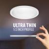 Feit Electric 5 Inch LED Square Ceiling Light, Dimmable Flat Panel Ceiling Light with Color Selection (5CCT), Fits 4 Inch Recessed Cans, TP24 Adapter Included (5″x 5″x 1.1″), 4 Pack, 74204/6WYCA/4(5-6″ White)