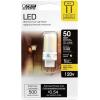 Feit Electric 50-Watt Equivalent, T4 LED Light Bulb, GY6.35 Bi-Pin Base, Dimmable, 3000k Warm White,120V for Chandeliers and Décor Light Fixtures, BP50JCD/830/LED(1 Count (Pack of 1))