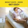 Feit Electric 5-6 inch Adjustable Scoop Recessed LED Downlight, 3000K Bright White, Dimmable, 75W Equivalent, 45 Year Life, 850 Lumen, High CRI, LEDR56SCP/930CA(White)