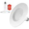 Feit Electric 5-6 inch InstaTRIM Adjustable Neck Recessed LED Downlight – 2700K Soft White – Dimmable – Pre-Mounted Trim – 65W Equivalent – 45 Year Life – 850 Lumen – High CRI | 6-Pack