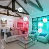 Feit Electric 60 Watt Equivalent Smart Filament Globe Bulb, Spiral Filament WiFi Dimmable, Works with Alexa and Google Assistant No Hub Required, G30 Vanity LED Smart Light Bulb G3060/RGBW/FIL/AG(Rgbw Multicolor)
