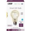 Feit Electric 60 Watt Equivalent Smart Filament Globe Bulb, Spiral Filament WiFi Dimmable, Works with Alexa and Google Assistant No Hub Required, G30 Vanity LED Smart Light Bulb G3060/RGBW/FIL/AG(2700k Soft White)