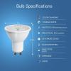 Feit Electric 60 Watt Equivalent Smart Filament Globe Bulb, Spiral Filament WiFi Dimmable, Works with Alexa and Google Assistant No Hub Required, G30 Vanity LED Smart Light Bulb G3060/RGBW/FIL/AG(White)