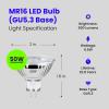 Feit Electric 6W LED Bulbs with 50W Equivalent, Dimmable, MR16 Light Bulbs, 22 Yrs. Lifetime, 500 Lumens, 3000K Warm White, 6 Bulbs – BPEXN/930CA/6