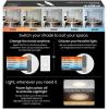 Feit Electric 6″ Canless LED Recessed Downlight, 65-Watt Eq., Dimmable, Rechargeable Motion-Activated Night Light, Adjustable White, Low-Profile Design for Indoor/Outdoor Use, LEDR6XT/MOBAT/6WYCA(5CCT)