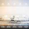 Feit Electric 6″ LED Canless Recessed Downights with Integrated Jbox, 75W Equivalent, Dimmable, 5CCT Selectable White, 90 CRI, 800 Lumens, LEDR56JBX/6WYCA/4, 4 Pack(6 Way 5 Colors)