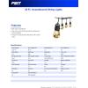 Feit Electric 72041 30 Foot Heavy-Duty Weather Resistant Decorative Indoor and Outdoor 10 Sockets Incandescent String Lights, 30′, 11W, Dimmable,Black(Warm White)