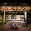 Feit Electric 72041 30 Foot Heavy-Duty Weather Resistant Decorative Indoor and Outdoor 10 Sockets Incandescent String Lights, 30′, 11W, Dimmable,Black(Warm White)