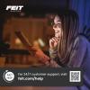 Feit Electric 72041 30 Foot Heavy-Duty Weather Resistant Decorative Indoor and Outdoor 10 Sockets Incandescent String Lights, 30′, 11W, Dimmable,Black(Warm White)