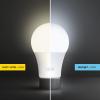 Feit Electric A19 LED Light Bulb, 75W Equivalent, Dimmable, 1100 Lumens, E26 Standard Base, 3000K Bright White, 90 CRI, Standard Light Bulb, Damp Rated, 22-Year Lifetime, OM75DM/930CA/2/6, 12 Pack(5000k Daylight)