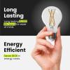 Feit Electric A19 LED Light Bulb, 75W Equivalent, Dimmable, E26 Base, 5000k Daylight, 1100 Lumens, Clear Glass Filament Light Bulbs, 15,000-Hour Lifetime, A1975CL950CA/FIL/2/4, 8 Pack(Soft White)