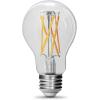 Feit Electric A19 LED Light Bulb, 75W Equivalent, Dimmable, E26 Base, 5000k Daylight, 1100 Lumens, Clear Glass Filament Light Bulbs, 15,000-Hour Lifetime, A1975CL950CA/FIL/2/4, 8 Pack(Soft White)