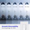 Feit Electric A19 LED Light Bulbs, 100W Equivalent, Dimmable, E26 Standard Base, 90 CRI, 1600 Lumens, 5000K Daylight, General Purpose Light Bulbs, 17,000-Hour Lifetime, A100/950CA/FIL/2, 2 Pack(5000k Daylight)