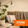 Feit Electric A19 LED Light Bulbs, 100W Equivalent, Dimmable, E26 Standard Base, 90 CRI, 1600 Lumens, 5000K Daylight, General Purpose Light Bulbs, 17,000-Hour Lifetime, A100/950CA/FIL/2, 2 Pack(2700k Soft White)