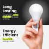 Feit Electric A19 LED Light Bulbs, 60W Equivalent, Non Dimmable, 800 Lumens, E26 Standard Base, 5000k Daylight, 80 CRI, 10 Year Lifetime, Energy Efficient, 24 Pack, A800850/10KLED/MP/24(3000k Warm White)