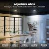 Feit Electric A21 100W LED Light Bulb, 100W Equivalent, Dimmable, Color Selectable 6-Way, 5CCT, E26 Medium Base, 90CRI, 1600 Lumens, 22-Year Life, Damp Rated LED Lightbulb, OM100DM/6WYCA/2, 2 Pack(R20)