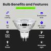Feit Electric BPBAB/930CA/6 20W EQ DM MR16 LED Light Bulb, 6 Bulbs(6 Count (Pack of 1))