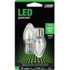 Feit Electric BPC7/B/LEDG2/2/6 7W Equivalent 0.5 Watt Candelabra Base Holiday Party Decorative LED C7 Light Bulb, 2.15″ H x 1″ D, Blue, 12(Green)