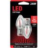 Feit Electric BPC7/B/LEDG2/2/6 7W Equivalent 0.5 Watt Candelabra Base Holiday Party Decorative LED C7 Light Bulb, 2.15″ H x 1″ D, Blue, 12(Red)